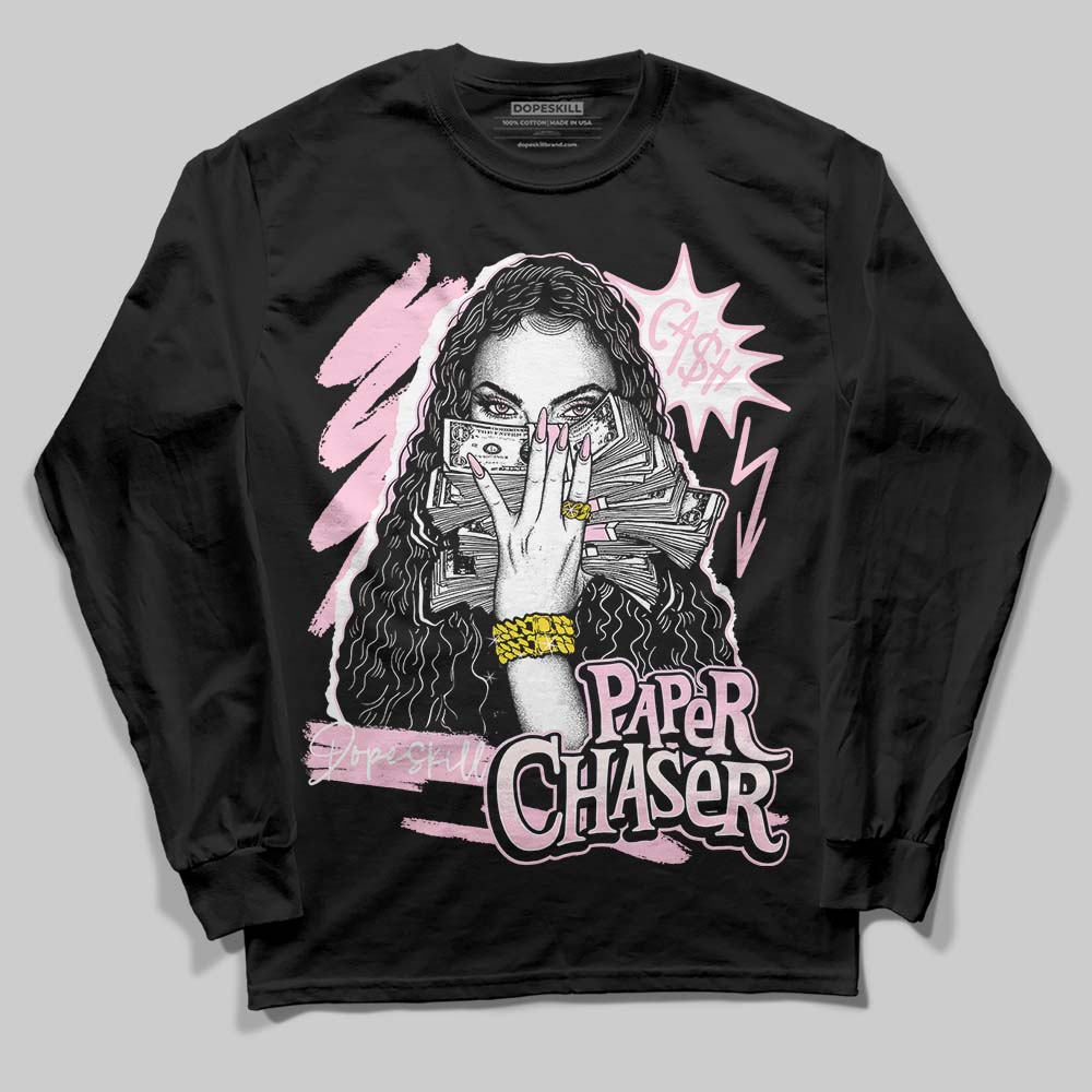 Dunk Low LX Pink Foam DopeSkill Long Sleeve T-Shirt NPC Graphic Streetwear - Black