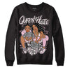 Dunk Low LX Pink Foam DopeSkill Sweatshirt Queen Of Hustle Graphic Streetwear - Black