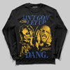 Royal Blue Sneakers DopeSkill Long Sleeve T-Shirt Ain't Gon' Let Up Graphic Streetwear - Black