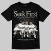 Jordan 9 Cool Grey DopeSkill T-Shirt New Seek First Graphic Streetwear - Black
