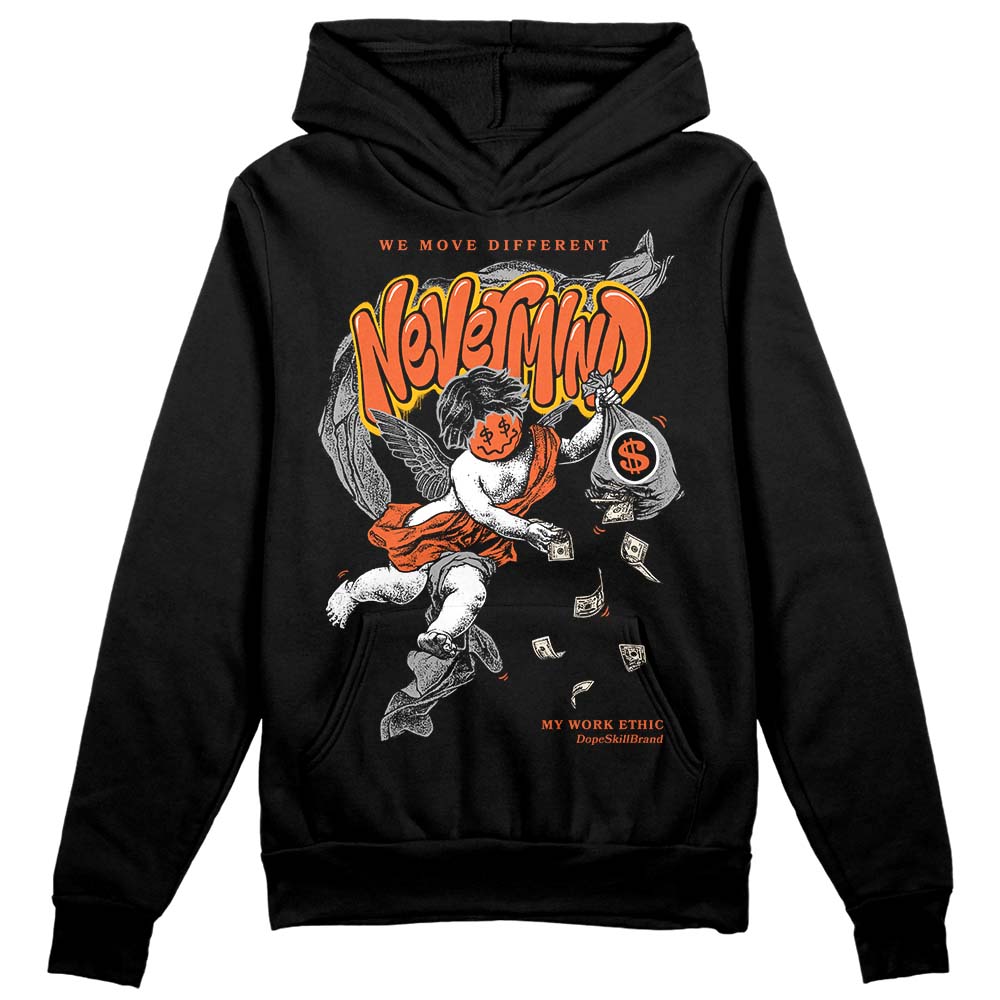 Jordan 3 Georgia Peach DopeSkill Hoodie Sweatshirt Nevermind Graphic Streetwear - Black