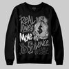 Jordan 4 “Black Cat” (2025) DopeSkill Sweatshirt Real Ones Move In Silence Graphic Streetwear - Black