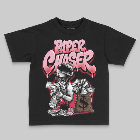 Dunk Low Valentine's Day (2026) DopeSkill Toddler Kids T-shirt Paper Chaser Boy Graphic Streetwear - Black