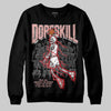Jordan 1 Low OG “Rust Pink” DopeSkill Sweatshirt Thunder Dunk Graphic Streetwear - Black
