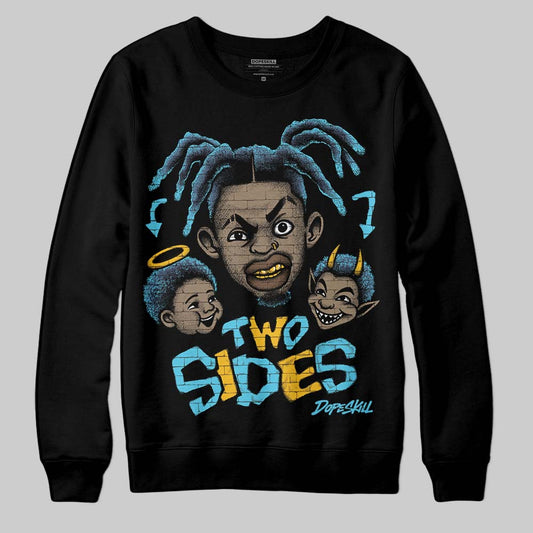 Jordan 11 Retro Gamma Blue (2025) DopeSkill Sweatshirt Two Sides Graphic Streetwear - black