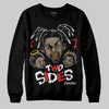  Black and White Sneakers DopeSkill Sweatshirt Two Sides Graphic Streetwear - black