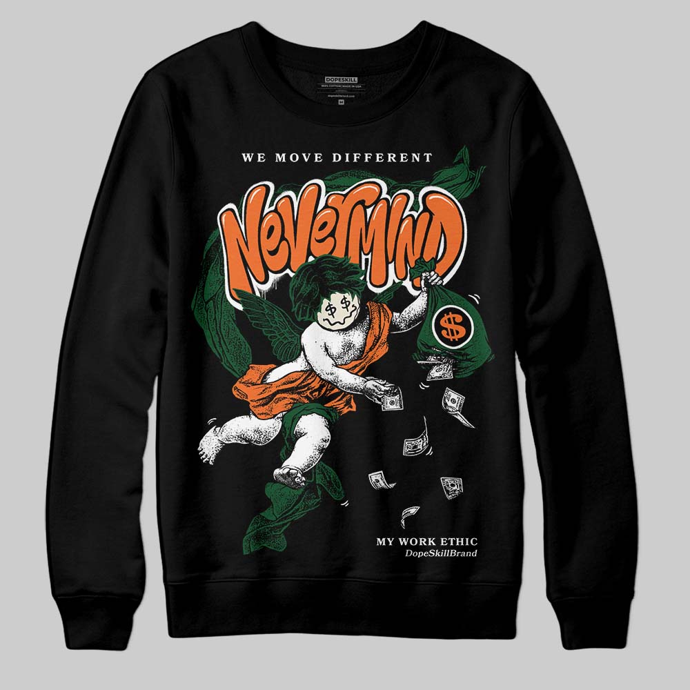 SoleFly x Air Jordan 3 “Fruits Of Our Labor” DopeSkill Sweatshirt Nevermind Graphic Streetwear - Black