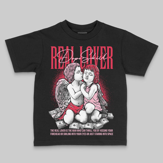 Dunk Low Valentine's Day (2026) DopeSkill Toddler Kids T-shirt Real Lover Graphic Streetwear - Black