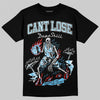 Jordan 11 Retro Legend Blue DopeSkill T-Shirt Cant Lose Graphic Streetwear - Black