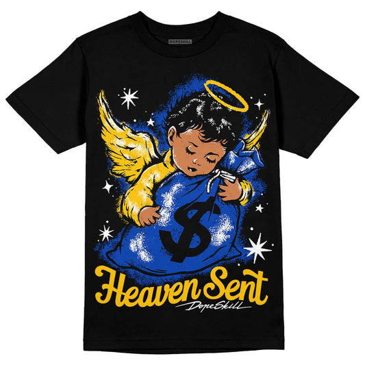 Jordan 14 “Laney” DopeSkill T-Shirt Heaven Sent Graphic Streetwear - Black
