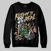 TAN Sneakers DopeSkill Sweatshirt Keepin' It Real Graphic Streetwear - Black