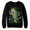 Green Sneakers DopeSkill Sweatshirt True Love Will Kill You Graphic Streetwear - Black