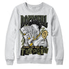 Jordan 4 Retro SE Craft Medium Olive DopeSkill Sweatshirt Sorry I've Been Trappin Graphic Streetwear - White