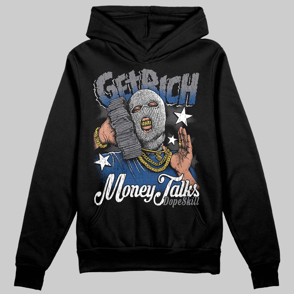 Jordan 9 Retro 'Flint Grey' 2026 DopeSkill Hoodie Sweatshirt Get Rich Graphic Streetwear - Black