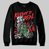 Black and White Sneakers DopeSkill Sweatshirt Keepin' It Real Graphic Streetwear - Black