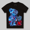 Jordan 6 University Blue DopeSkill Toddler Kids T-shirt Broken Heart Graphic Streetwear - Black