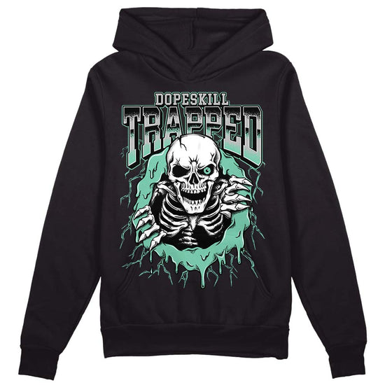 Jordan 3 "Green Glow" DopeSkill Hoodie Sweatshirt Trapped Halloween Graphic Streetwear - Black 