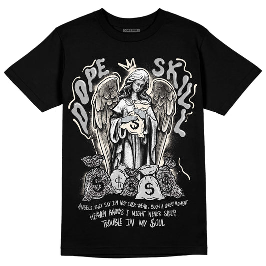 Jordan 3 “Off Noir” DopeSkill T-Shirt Angels Graphic Streetwear - Black