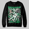 Jordan 2 Retro Lucky Green DopeSkill Sweatshirt Resist Graphic Streetwear - Black