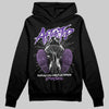 PURPLE Sneakers DopeSkill Hoodie Nothing Can Hold US Down Graphic Streetwear - Black