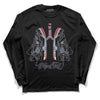 Jordan 4 “Bred Reimagined” DopeSkill Long Sleeve T-Shirt Breathe Graphic Streetwear - Black