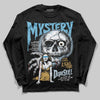 Jordan 4 Denim “Worn Blue” DopeSkill Long Sleeve T-Shirt Mystery Ghostly Grasp Graphic Streetwear - Black