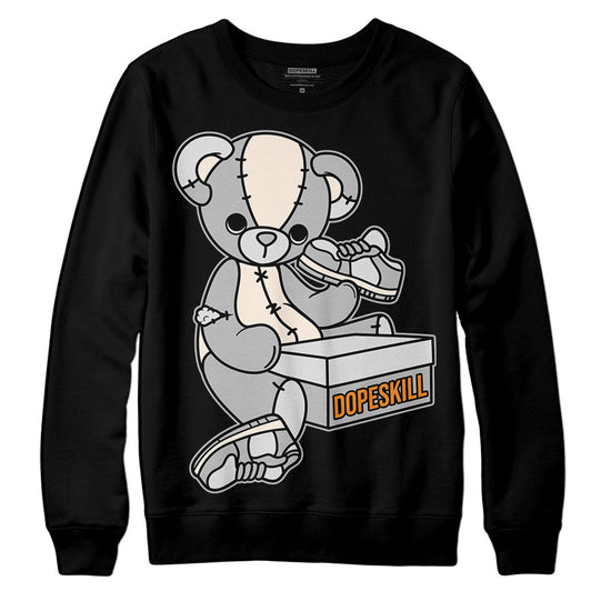 Dunk Low Cool Grey DopeSkill Sweatshirt Sneakerhead BEAR Graphic Streetwear - Black