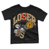 Jordan 13 Wheat 2023 DopeSkill Toddler Kids T-shirt Loser Lover Streetwear - Black