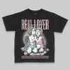 Jordan 4 Retro Valentine's Day (2026) (GS) DopeSkill Toddler Kids T-shirt Real Lover Graphic Streetwear - Black