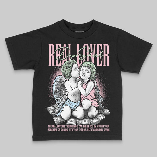 Jordan 4 Retro Valentine's Day (2026) (GS) DopeSkill Toddler Kids T-shirt Real Lover Graphic Streetwear - Black