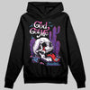 PURPLE Sneakers DopeSkill Hoodie Sweatshirt God Got Me Graphic Streetwear - Black