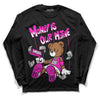 Dunk Low GS “Active Fuchsia” DopeSkill Long Sleeve T-Shirt Money Is Our Motive Bear Graphic Streetwear - Black