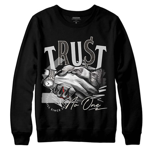 Jordan 3 “Off Noir” DopeSkill Sweatshirt Trust No One Graphic Streetwear - Black