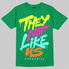 Green Sneakers DopeSkill T-Shirt They Not Like Us Graphic Streetwear - Irish Green