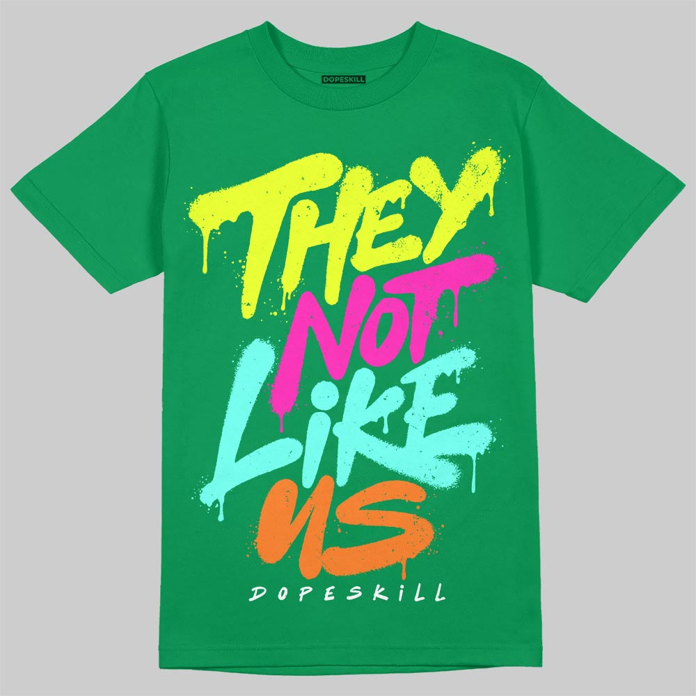 Green Sneakers DopeSkill T-Shirt They Not Like Us Graphic Streetwear - Irish Green