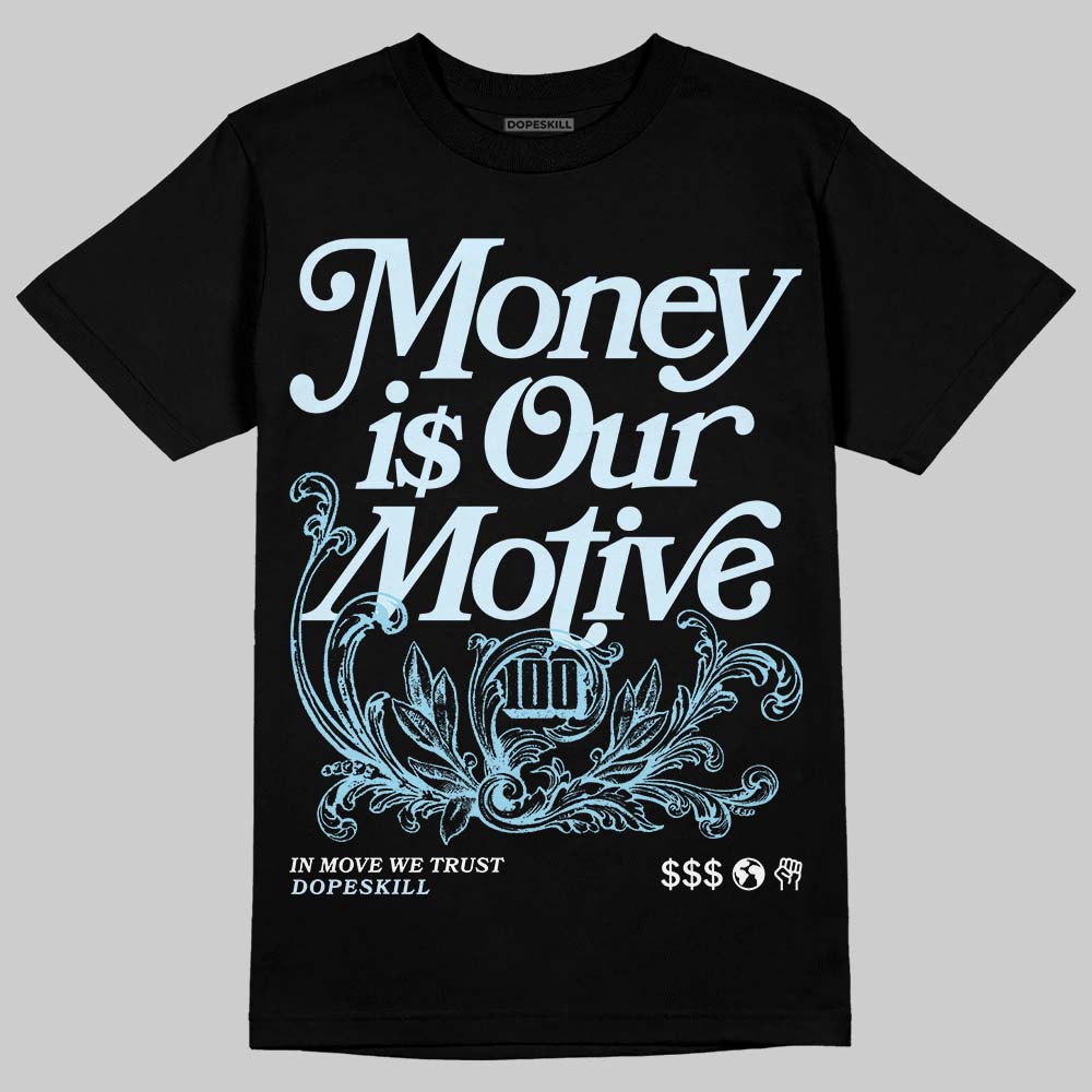 Vans Knu Stack Vintage Satin Dream Blue DopeSkill T-Shirt Money Is Our Motive Typo Graphic Streetwear - black