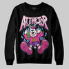 Pink Sneakers DopeSkill Sweatshirt At The Top Graphic Streetwear - Black
