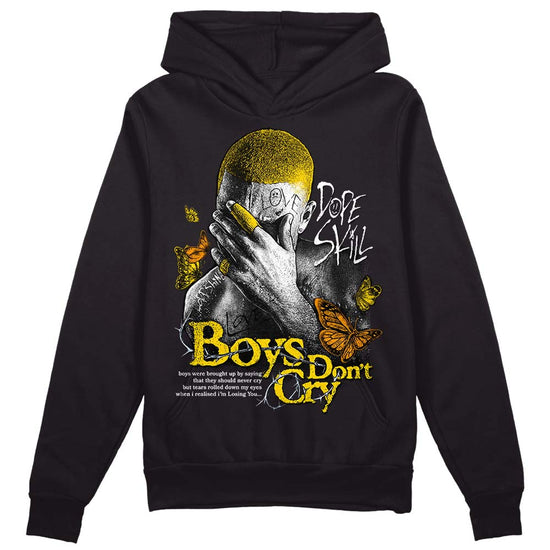 Jordan 6 “Yellow Ochre” DopeSkill Hoodie Sweatshirt Boys Don't Cry Graphic Streetwear - Black