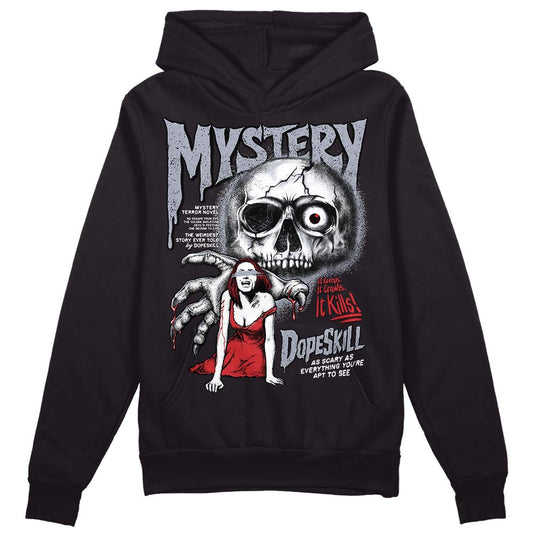 Jordan 4 “Bred Reimagined” DopeSkill Hoodie Sweatshirt Mystery Ghostly Grasp Graphic Streetwear - Black