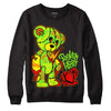 Neon Green Sneakers DopeSkill Sweatshirt Broken Heart Graphic Streetwear