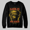 Yellow Sneakers DopeSkill Sweatshirt Look In My Eyes Graphic Streetwear - Black