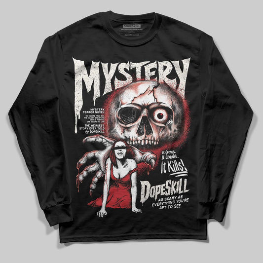 Jordan 4 “Flight Club” DopeSkill Long Sleeve T-Shirt Mystery Ghostly Grasp Graphic Streetwear - Black