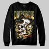 Olive Sneakers DopeSkill Sweatshirt Drip or Die Graphic Streetwear - black