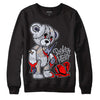 Jordan 4 Retro Frozen Moments DopeSkill Sweatshirt Broken Heart Graphic Streetwear - Black 