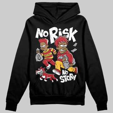 Jordan 14 Golf “Last Shot” DopeSkill Hoodie Sweatshirt No Risk No Story Graphic Streetwear - Black