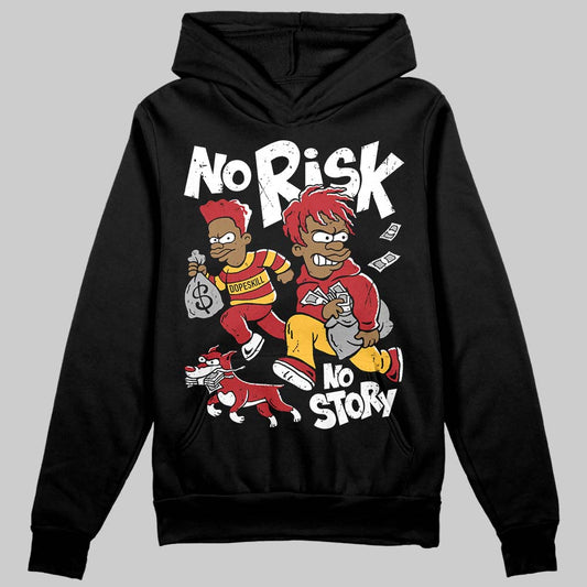 Jordan 14 Golf “Last Shot” DopeSkill Hoodie Sweatshirt No Risk No Story Graphic Streetwear - Black