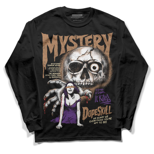 Jordan 6 WMNS Gore-Tex Brown Kelp DopeSkill Long Sleeve T-Shirt Mystery Ghostly Grasp Graphic Streetwear - Black