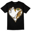 Jordan 13 Wheat 2023 DopeSkill T-Shirt Heart Jordan 13 Graphic Streetwear - Black