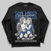 Jordan 1 Low Travis Scott x Fragment DopeSkill Long Sleeve T-Shirt Real Lover Graphic Streetwear - Black