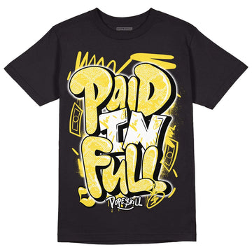 Jordan 11 Low 'Yellow Snakeskin' DopeSkill T-Shirt New Paid In Full Graphic Streetwear - Black